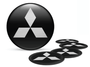Mitsubishi Wheel Hub Dome Sticker