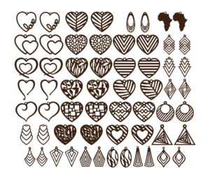 30PC Pairs Earring Set