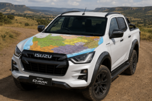 South Africa Adventure Map Vehicle Wrap