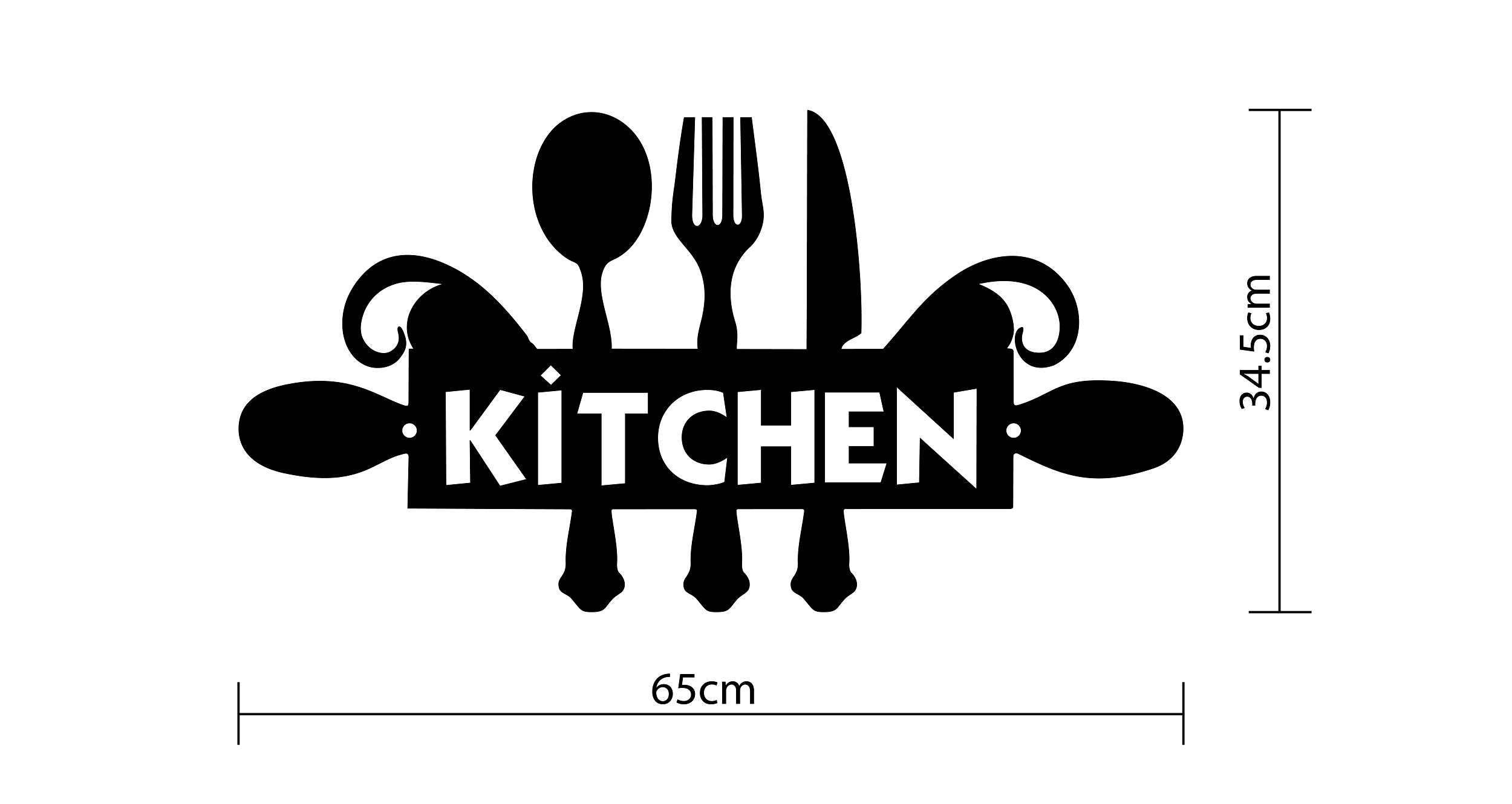 Kitchen Utensil Wall Art - Image 2