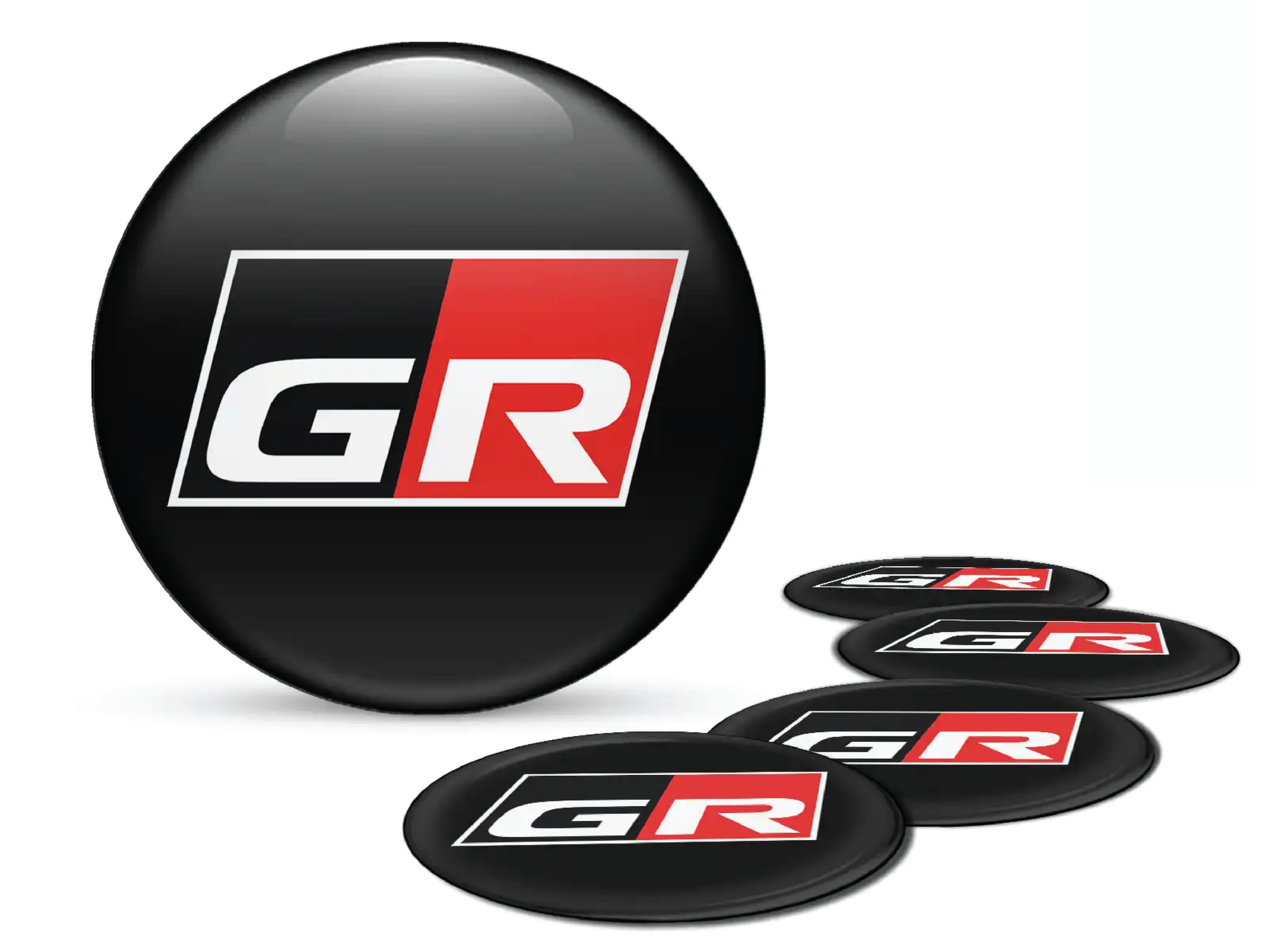 Toyota GR Center Hub Dome Sticker - Image 3